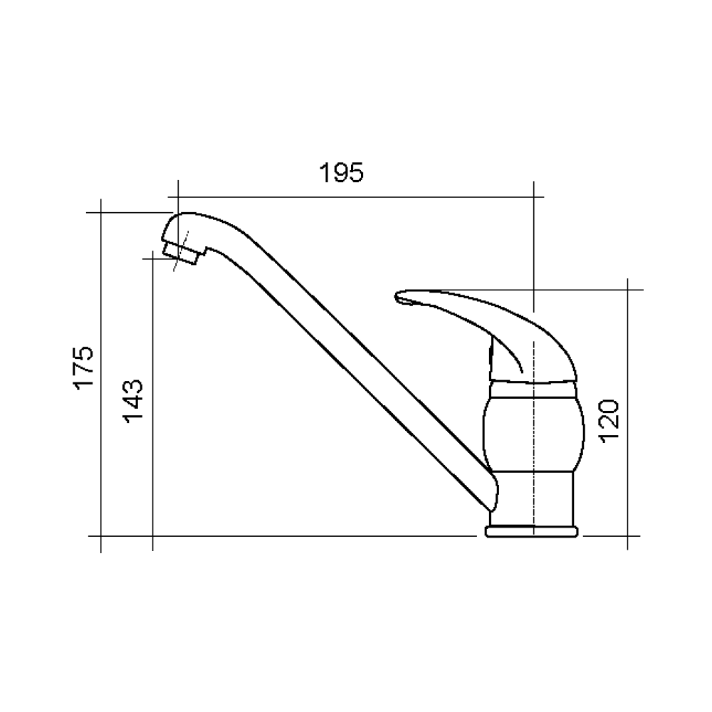 Slavina CM 9207 krom