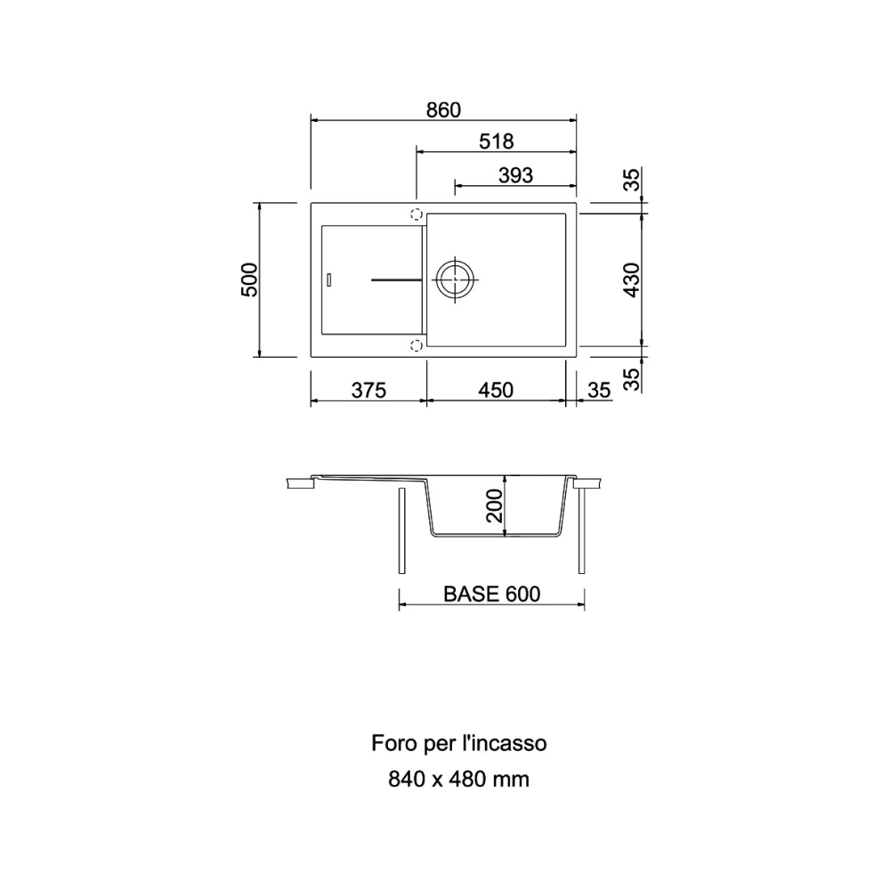 Sudoper Plados Infinity NF 8610 ARIAPURA