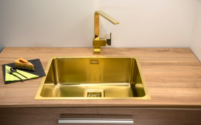 Sink Solution Bowl 500×400 R25 FS PVD
