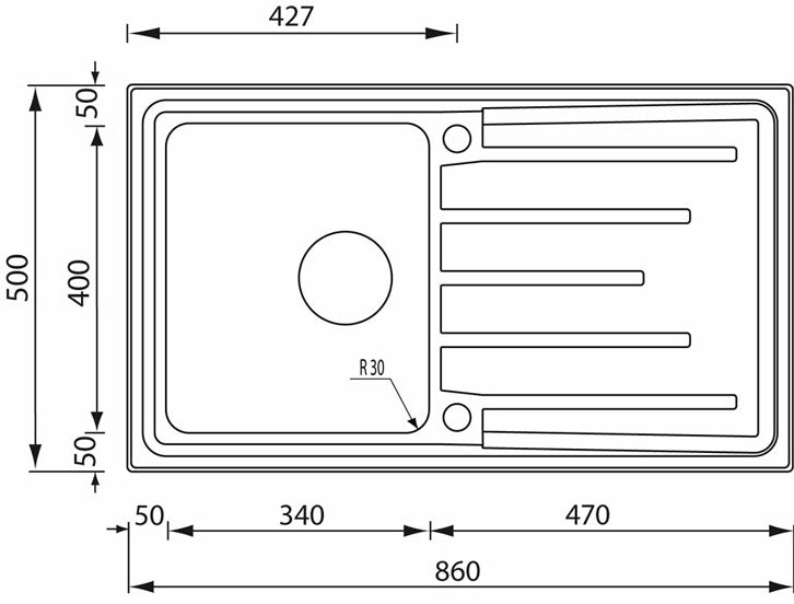 Sudoper CM SUDOPER BRANDO 86×50 1V