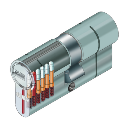 Abus CILINDAR D6 N 110/45-65 DIN jezičak BLISTER TLK