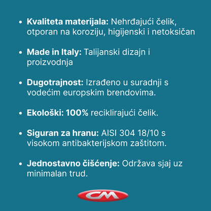 Sudoper CM PIZZICA 79×50 1V L + slavina lučna