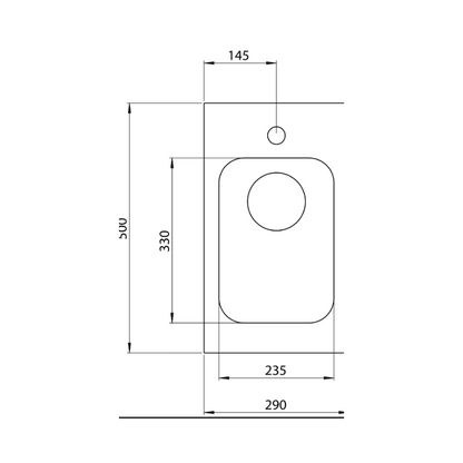 Sudoper CM CINZIA 29×50