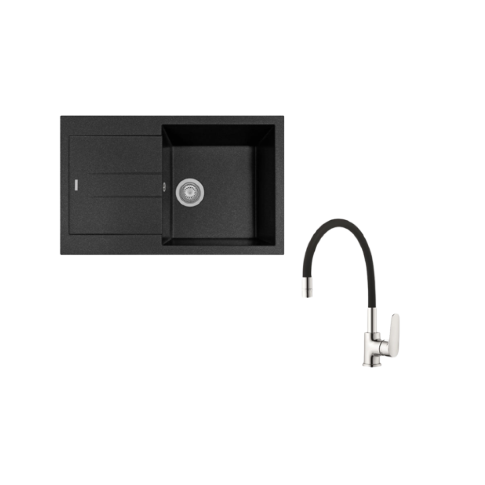 Sudoper Plados Elegance AM 7810 ARIAPURA + slavina savitljiva