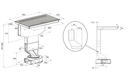 Airforce SLIM B2 ECO + indukcijska ploča